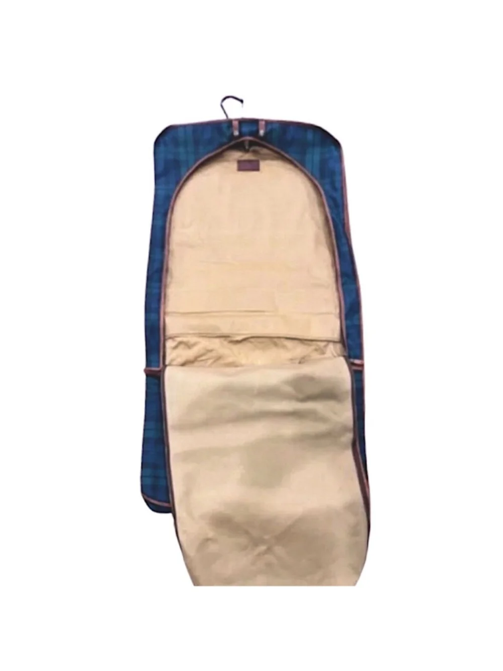 Vintage RALPH LAUREN Black Watch Hanging Valet Clothing Garment Bag